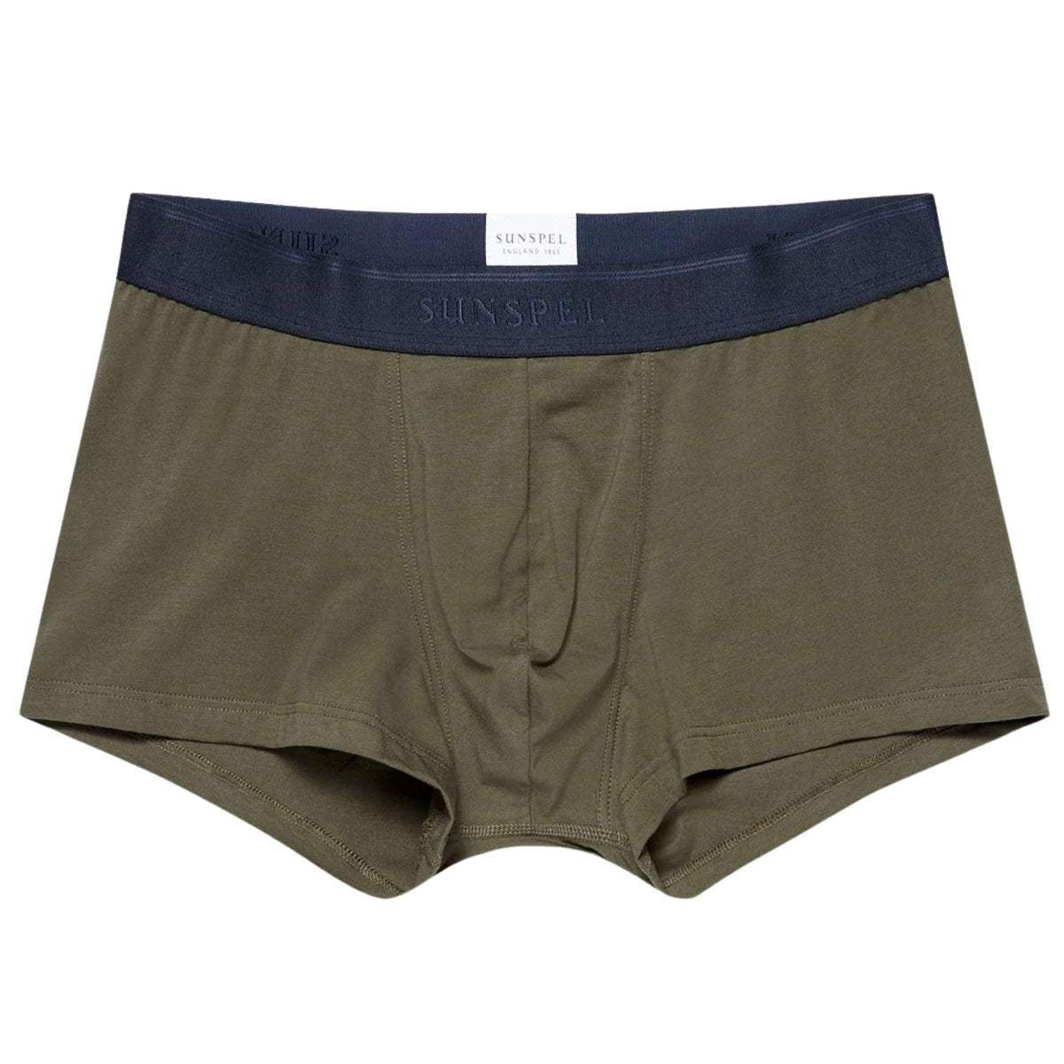 Sunspel Stretch Cotton Trunks - Khaki