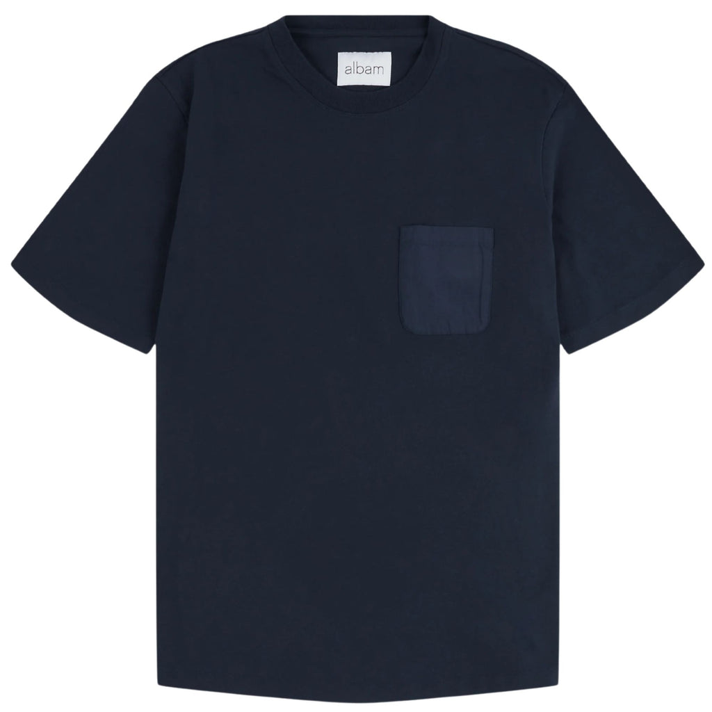 Albam Woven Pocket T-Shirt - Navy