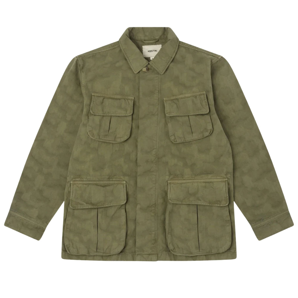 Kestin Jacquard Ripstop Cotton Tyndrum Jacket  - Military