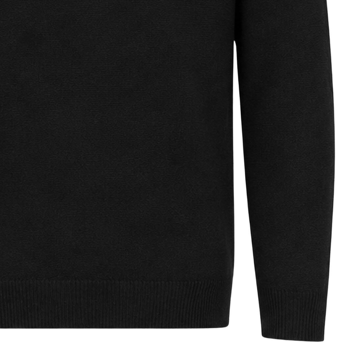 Stuarts London Mayfair Merino Polo - Black