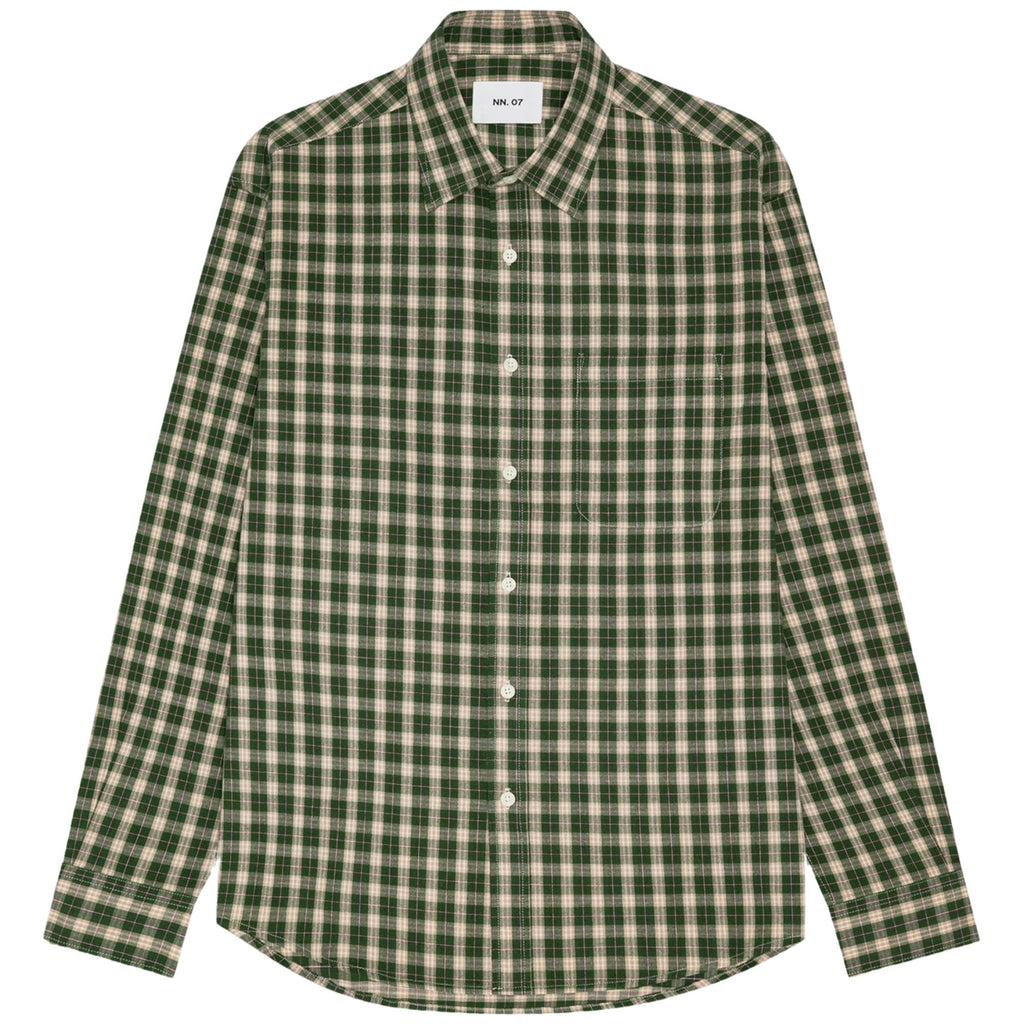 NN07 Deon Shirt - Eden Green