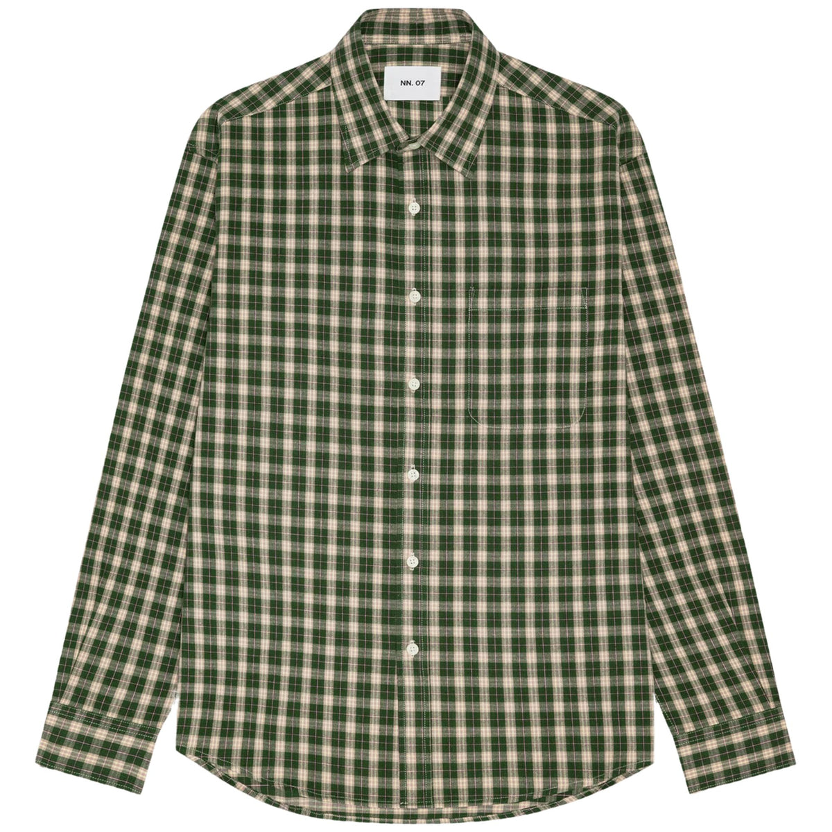 NN07 Deon Shirt - Eden Green