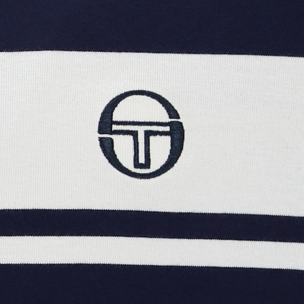 Sergio Tacchini Master T-Shirt - Navy and White