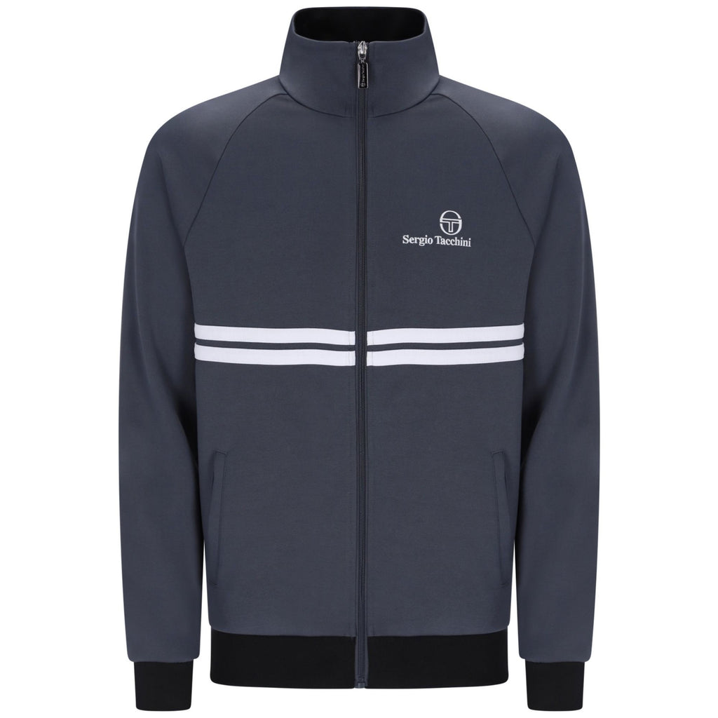 Sergio Tacchini New Dallas Track Top - Turbulence/White/Black