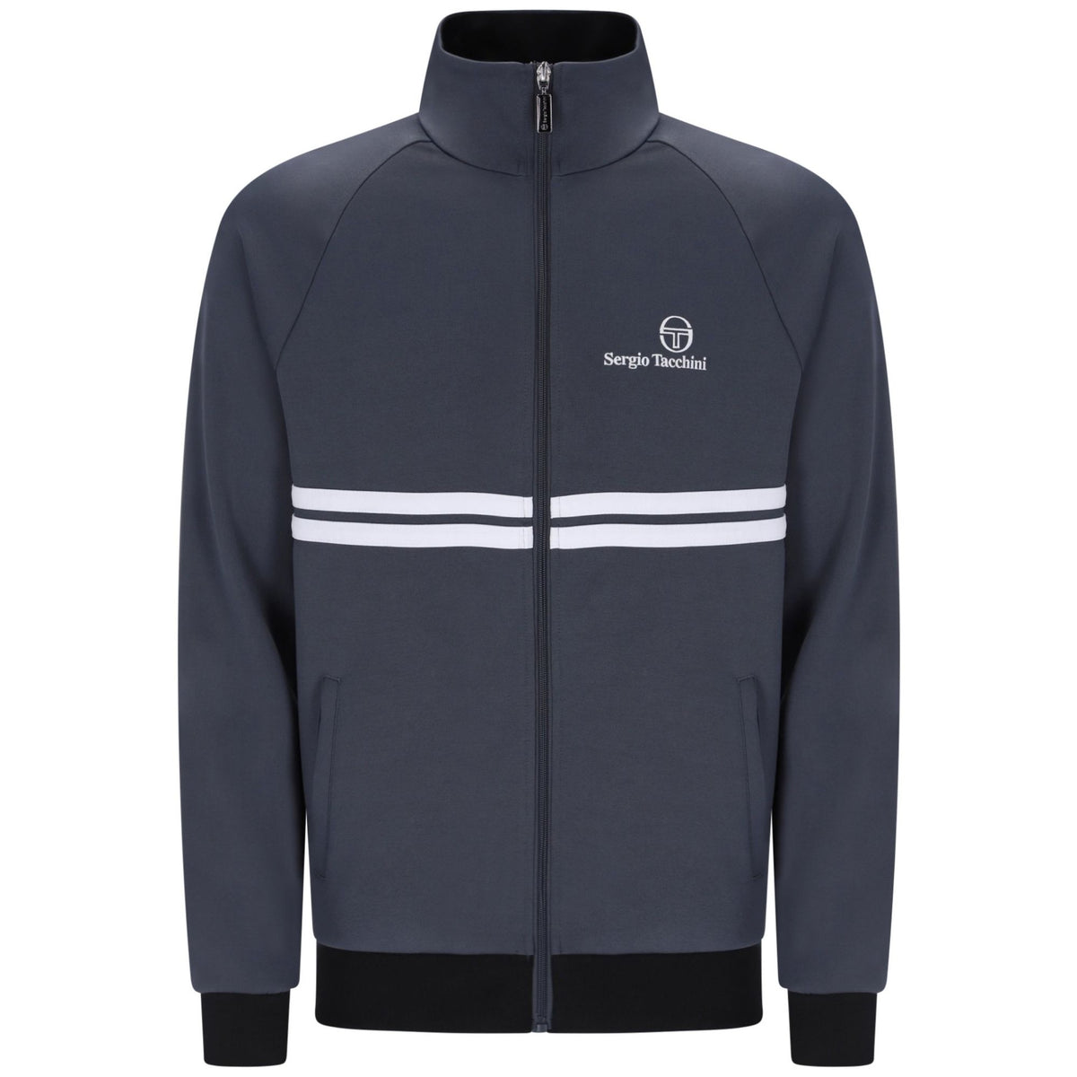 Sergio Tacchini New Dallas Track Top - Turbulence/White/Black
