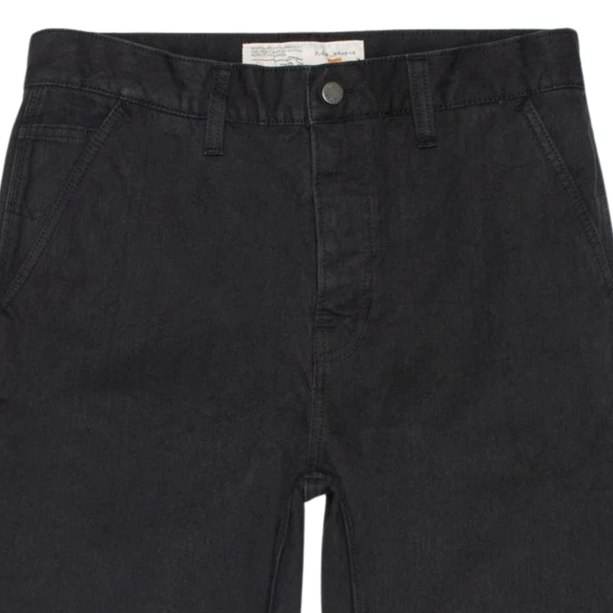 Nudie Jeans Tuff Tony Pants Duck Canvas - Black
