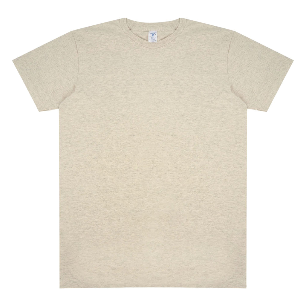 Velva Sheen Short Sleeve Crew Neck T-Shirt - Oatmeal