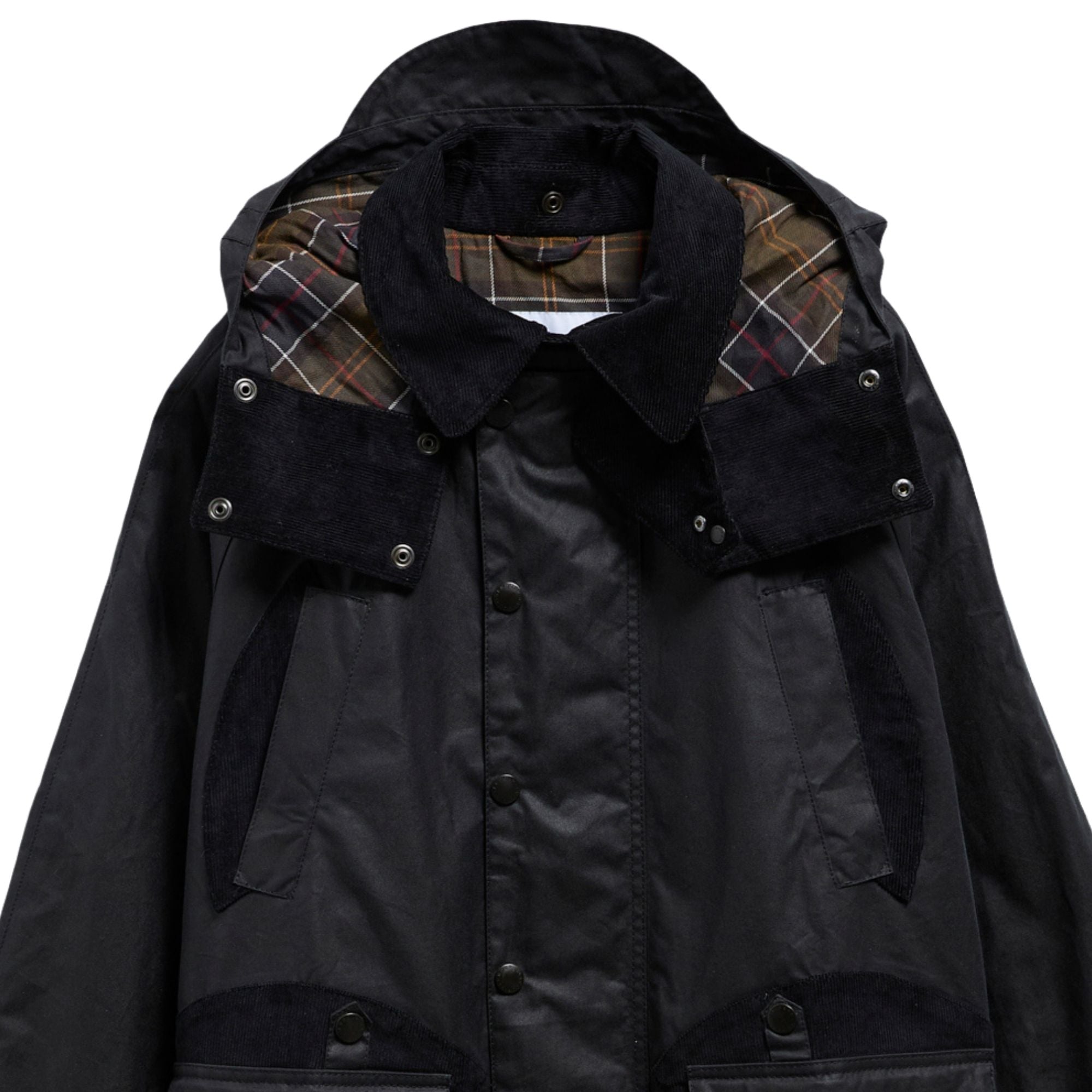 Barbour x Norbit Long Wax Jacket - Navy MWX2613NY – Stuarts London