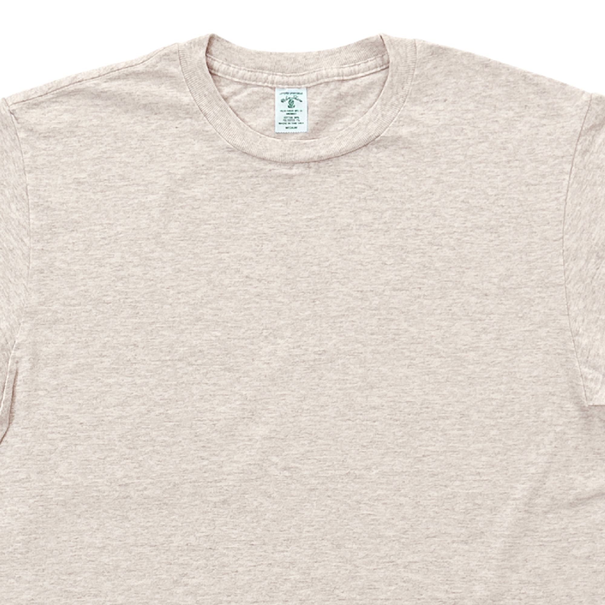Velva Sheen Short Sleeve Crew Neck T-Shirt - Oatmeal