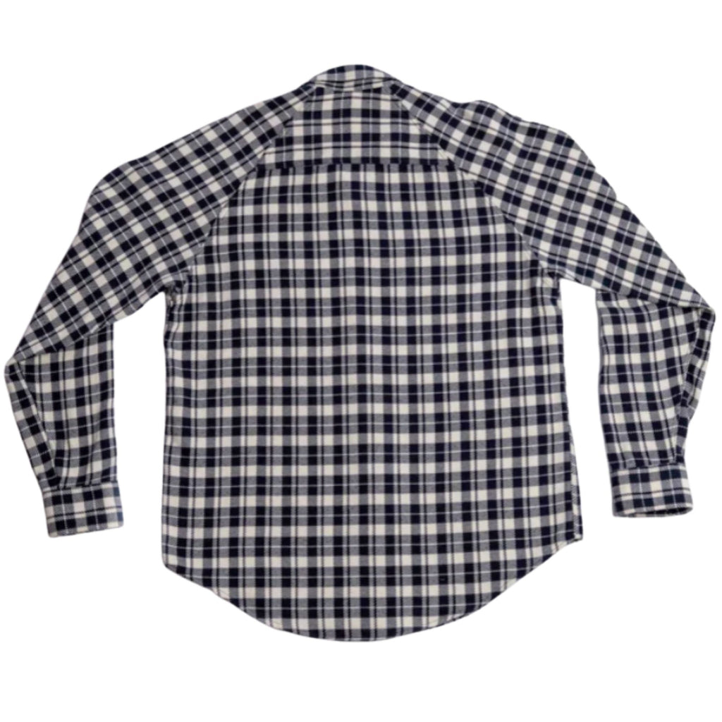 Heimat Cotton Flannel Work Shirt - Seashell/Ink