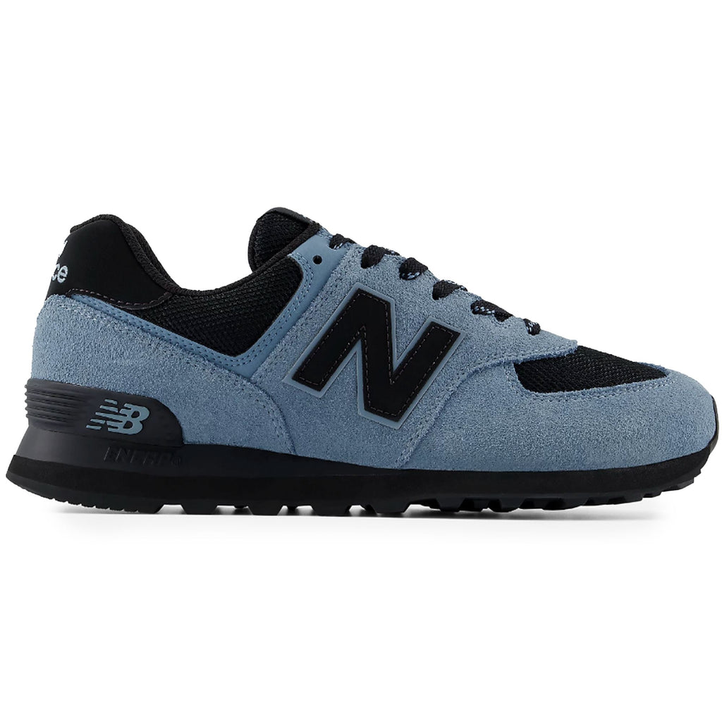 New Balance 574 Shoes - Zinc Blue/Black