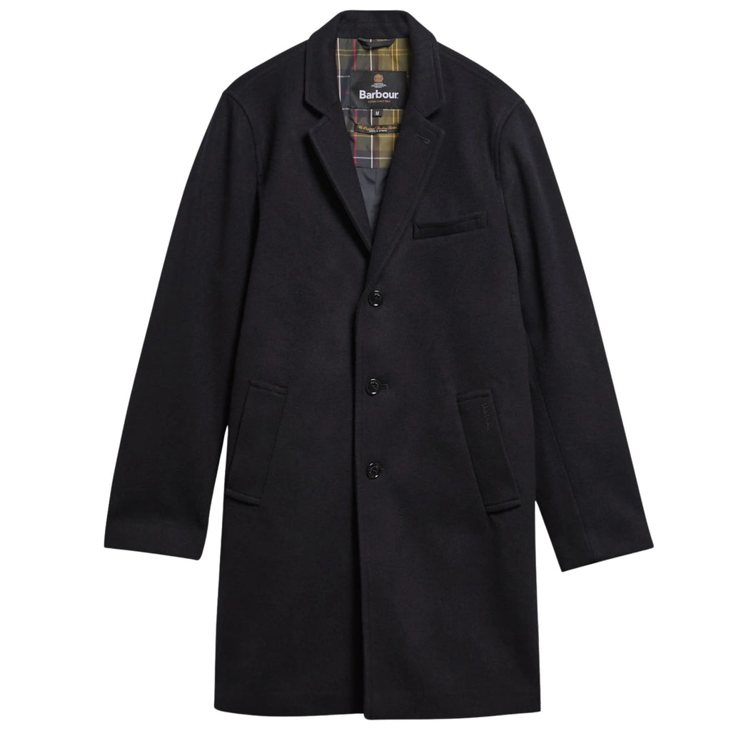 Barbour Umbridge Wool Tailored Coat - Navy