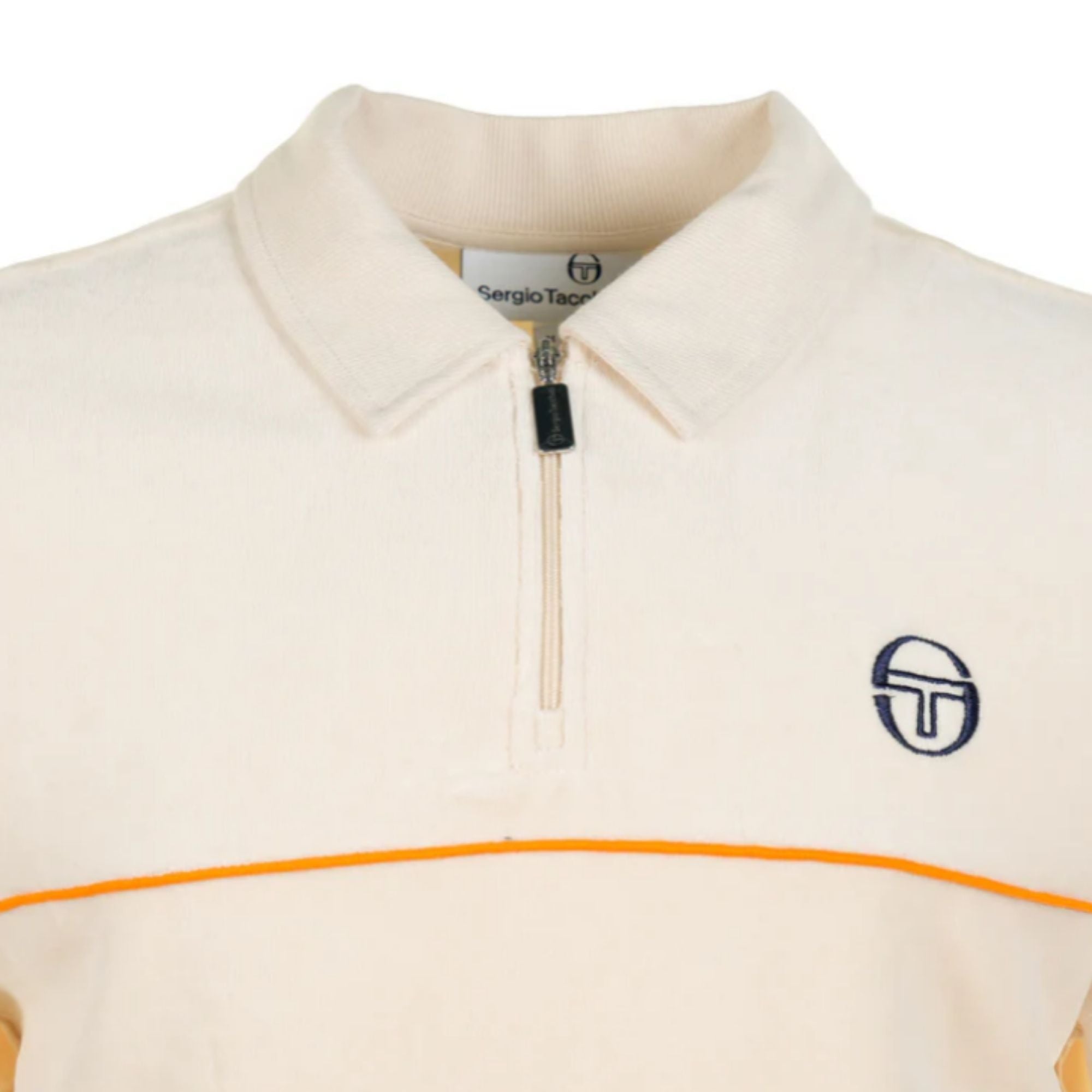 不*火様 TRVO WHITE LUNAR DUST POLO STAR OF HOLLYWOOD JAQUARD KNIT CREW NECK SHIRT 