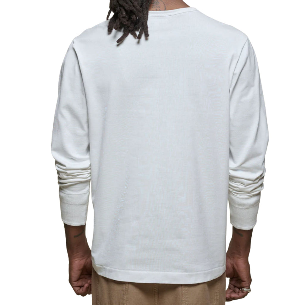 2M06 Vintage Machine Refined Classic Fit Long Sleeve Henley - White