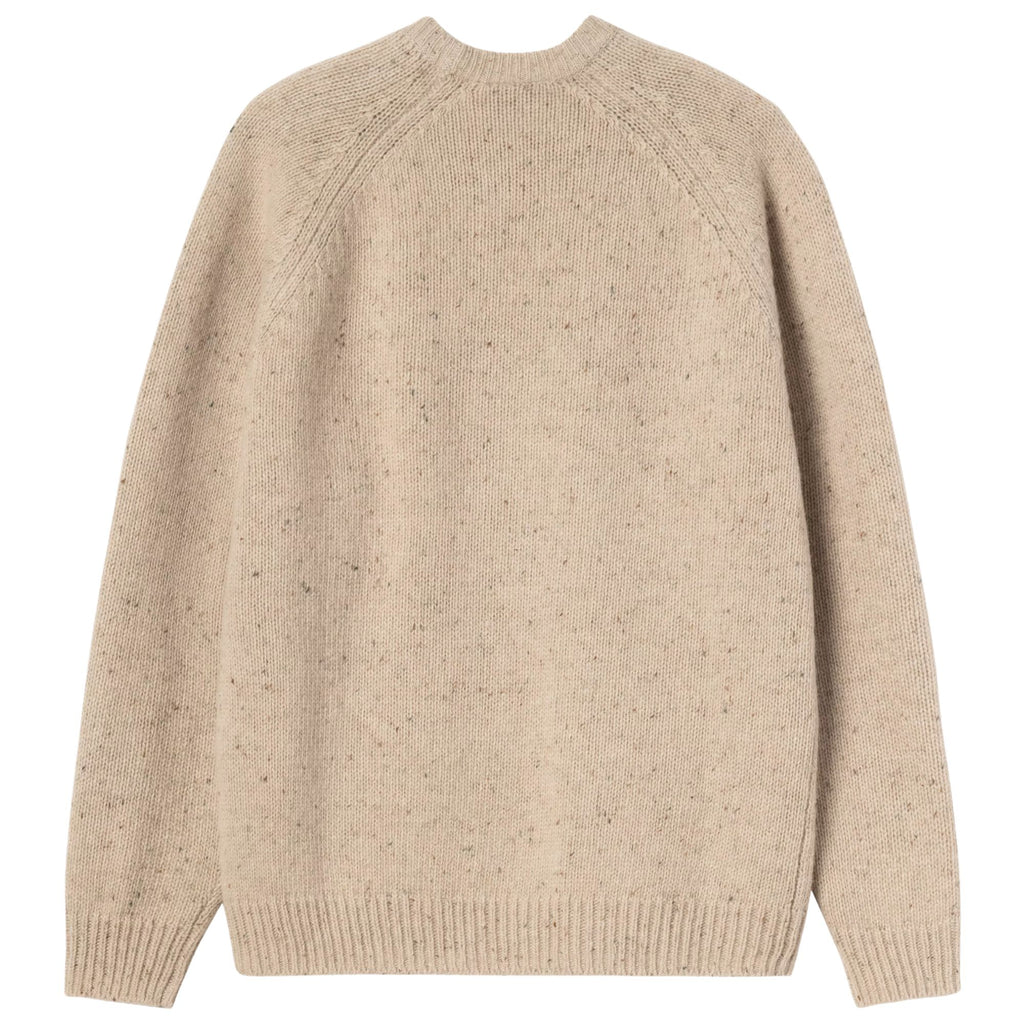 Carhartt WIP Anglistic Sweater - Speckled Fleur de Sel