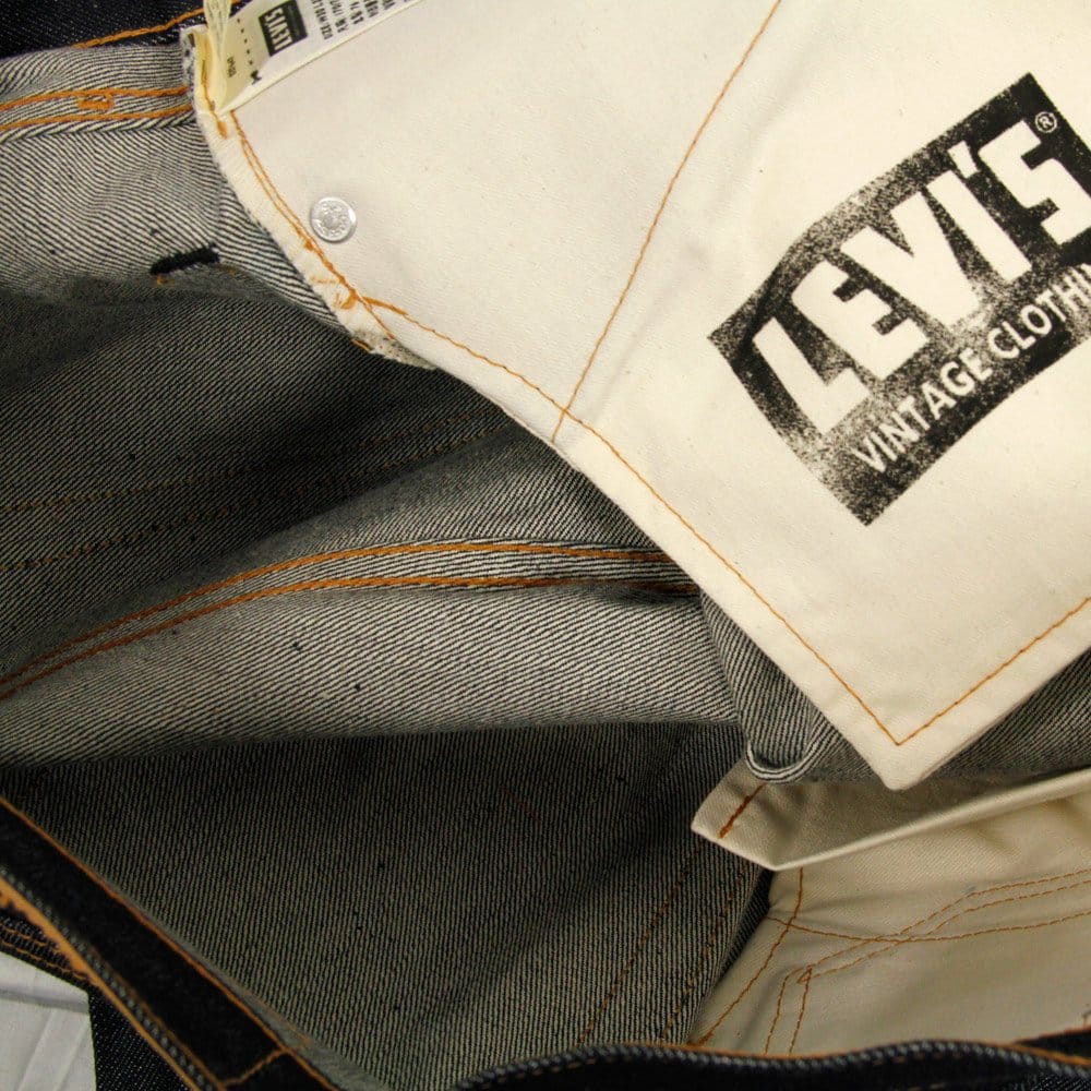 Levis Vintage 1967 - 505 Rigid Pre-Shrunk Dark indigo Jeans