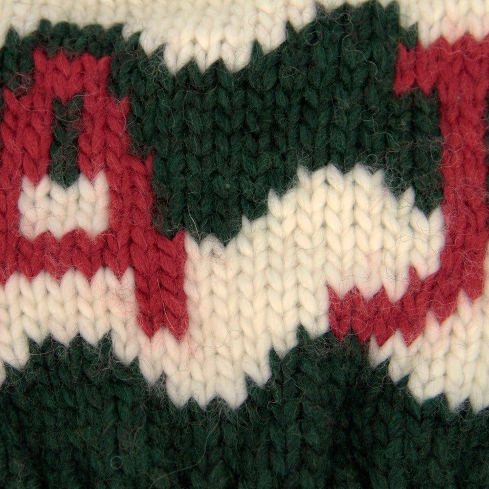 Emporio Armani Armani Jeans Knit Gree White Beanie U6469
