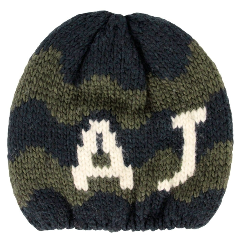 Emporio Armani Armani Jeans Navy Green Knit Beanie U6469