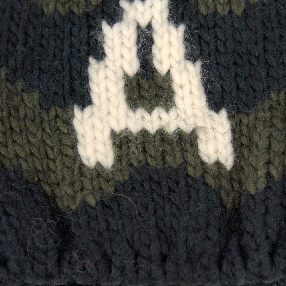 Emporio Armani Armani Jeans Navy Green Knit Beanie U6469