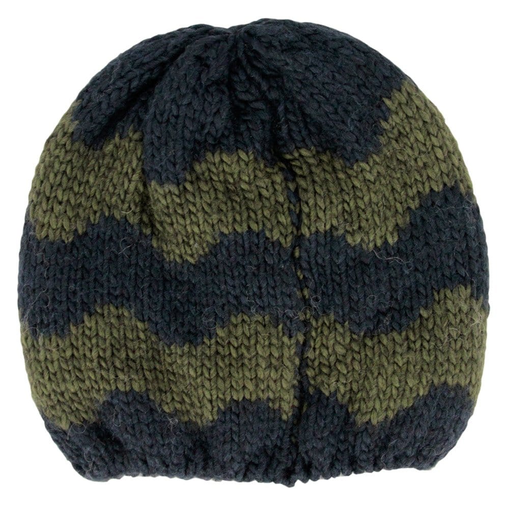 Emporio Armani Armani Jeans Navy Green Knit Beanie U6469
