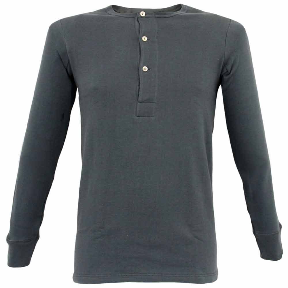 Merz b Schwanen Merz B. Schwanen Button Facing Navy Shirt 406