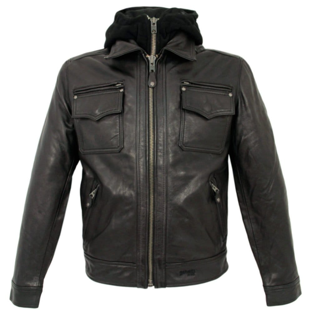 Schott NYC LC8102 Police Black Leather jacket