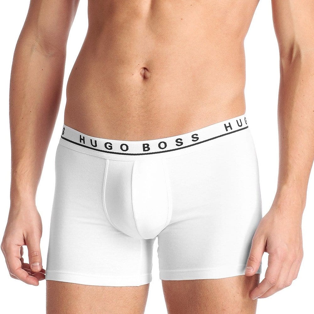 Boss Hugo Boss Cyclist 3 Pack White Boxer Shorts 50236747
