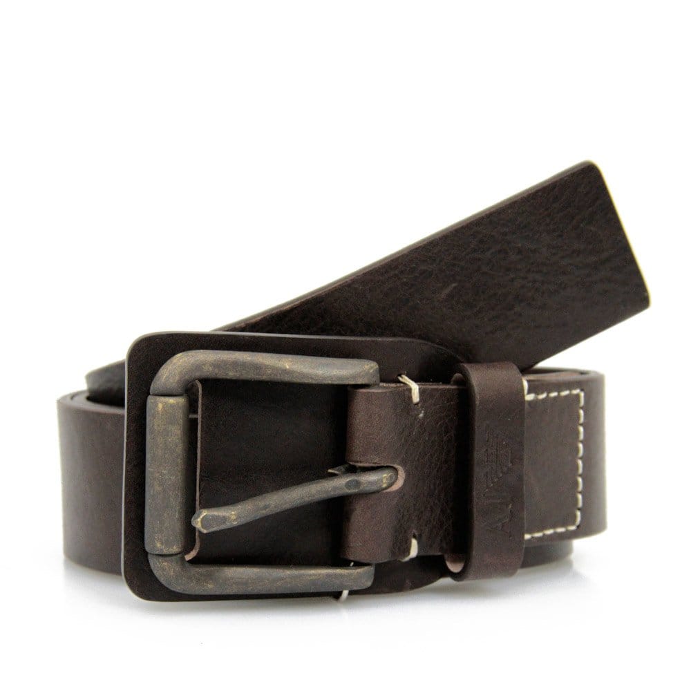 Emporio Armani Armani Jeans Maroon Brown Belt V6162