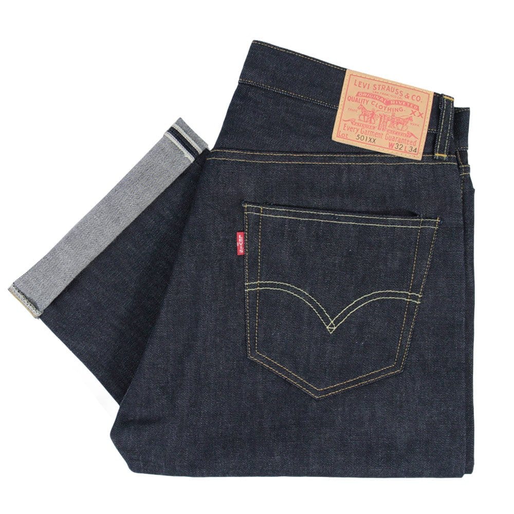 Levis Vintage 1955 501 XX Rigid Selvage Denim Jeans 50155-0116