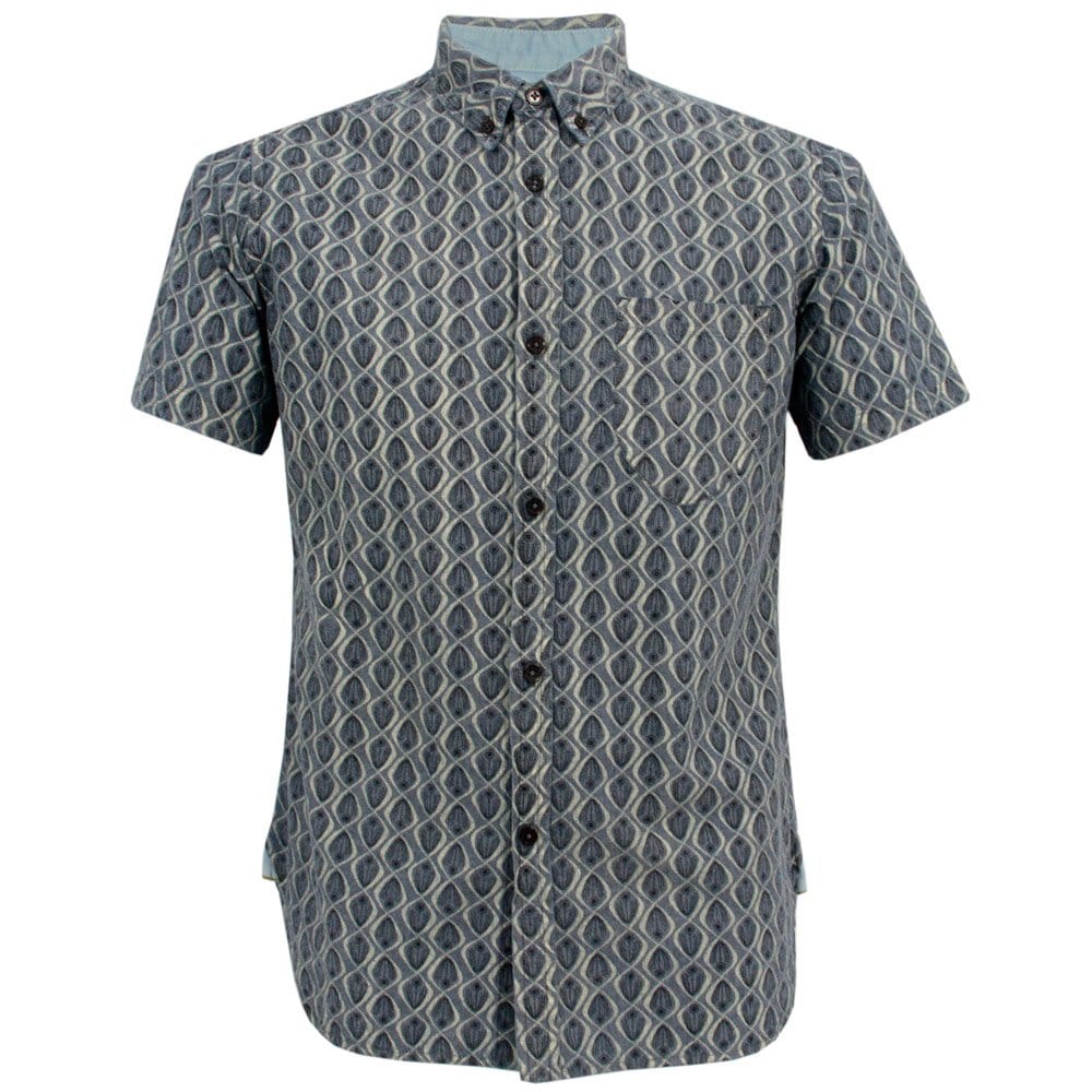 Universal Works Bacal Chambray Ecro Shirt 10155
