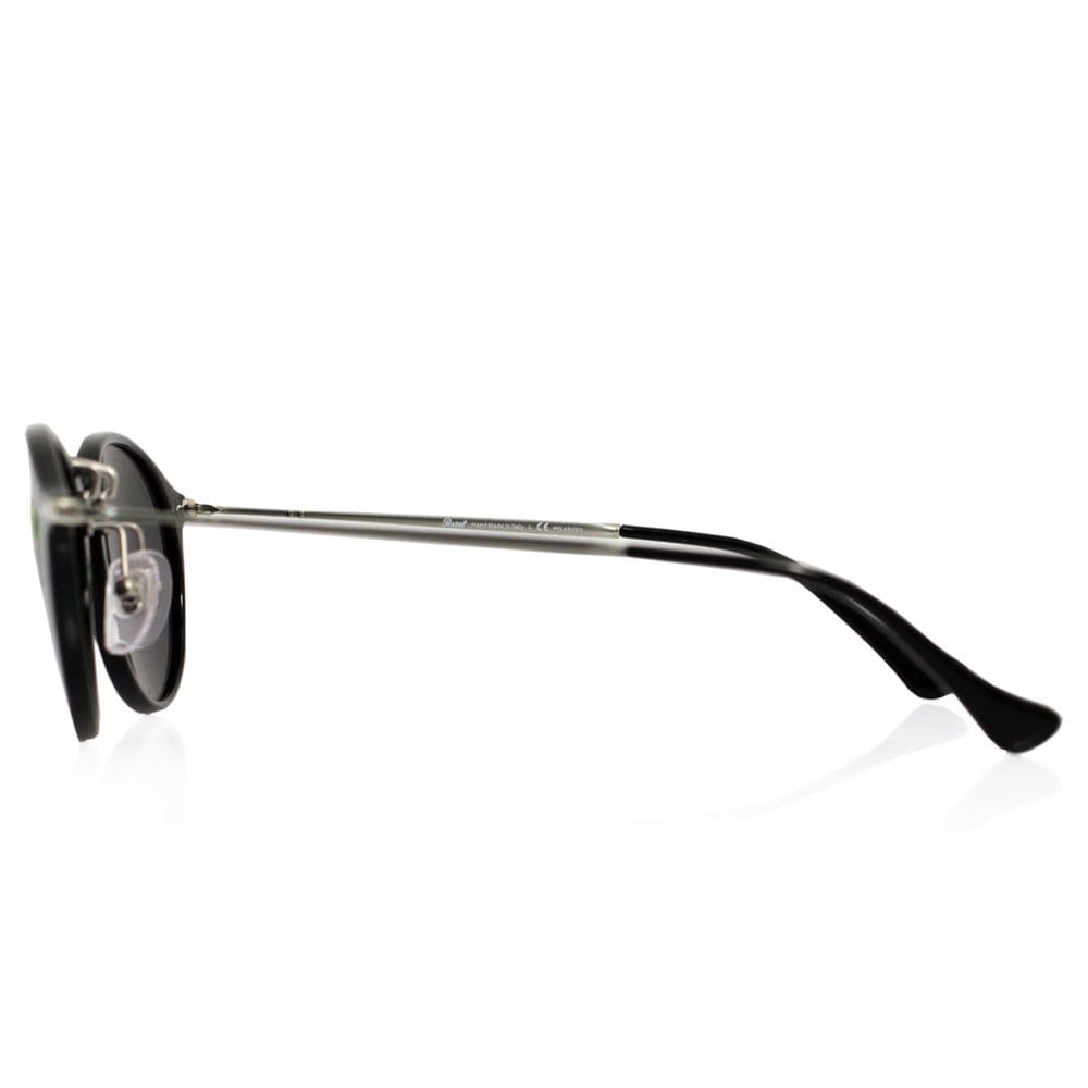 Persol Reflex Polarized Sunglasses- Black & Bottle Green