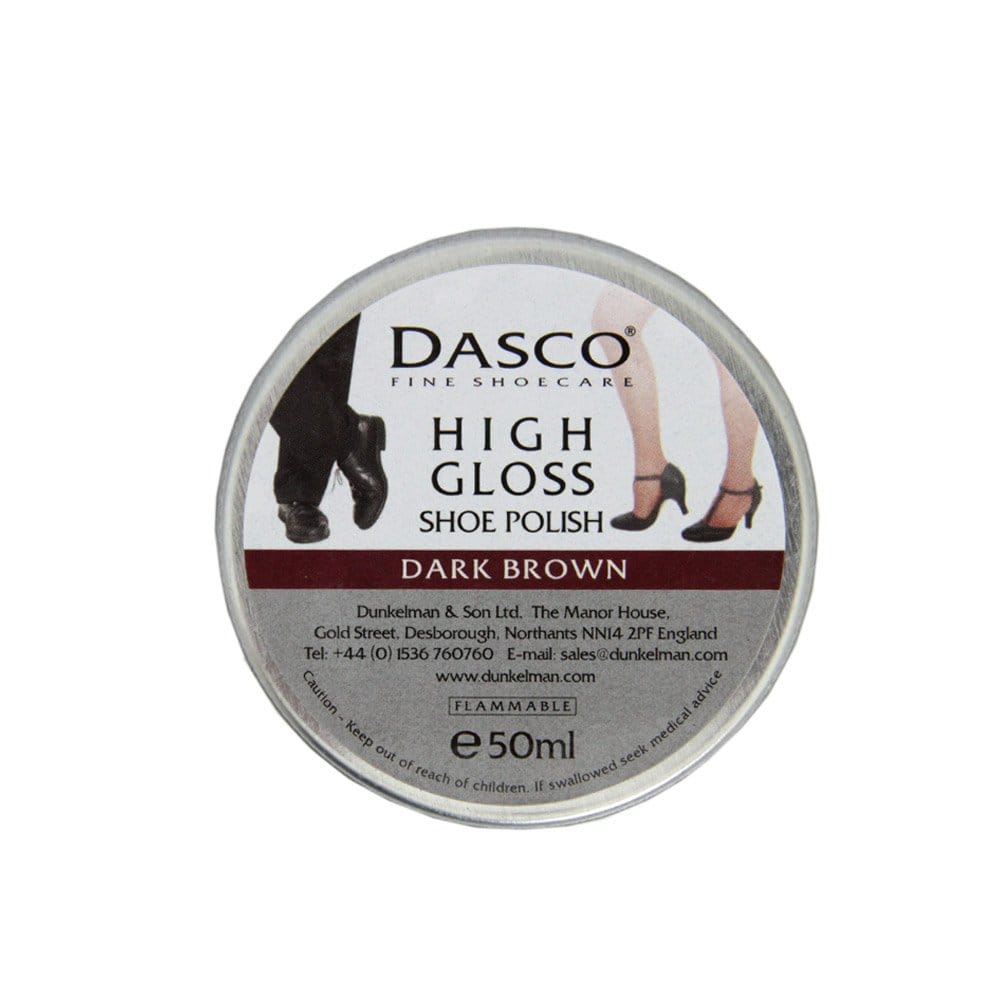 Dasco High Gloss Dark Brown Shoe Polish 3232