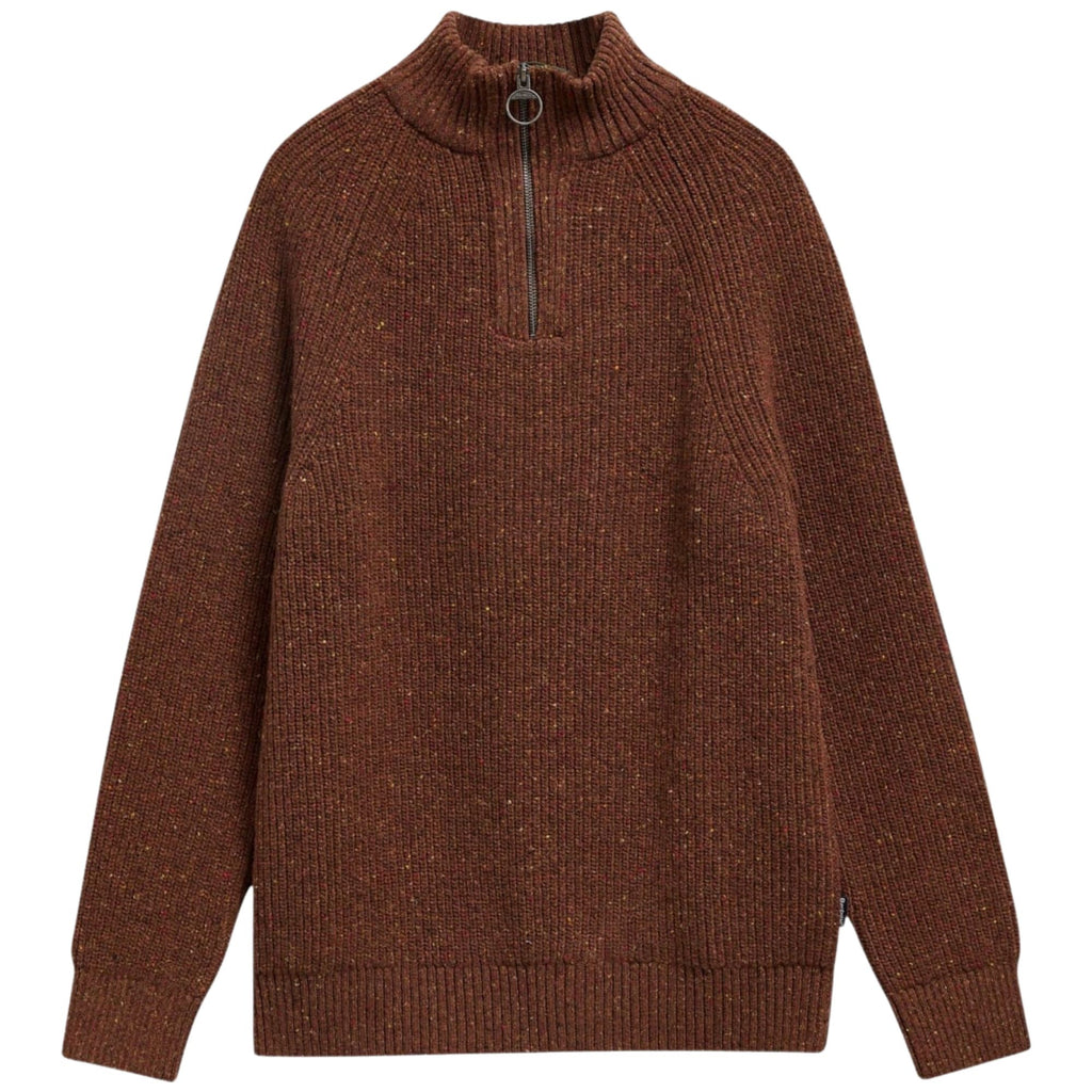 Barbour Fleck Half Zip - Bracken