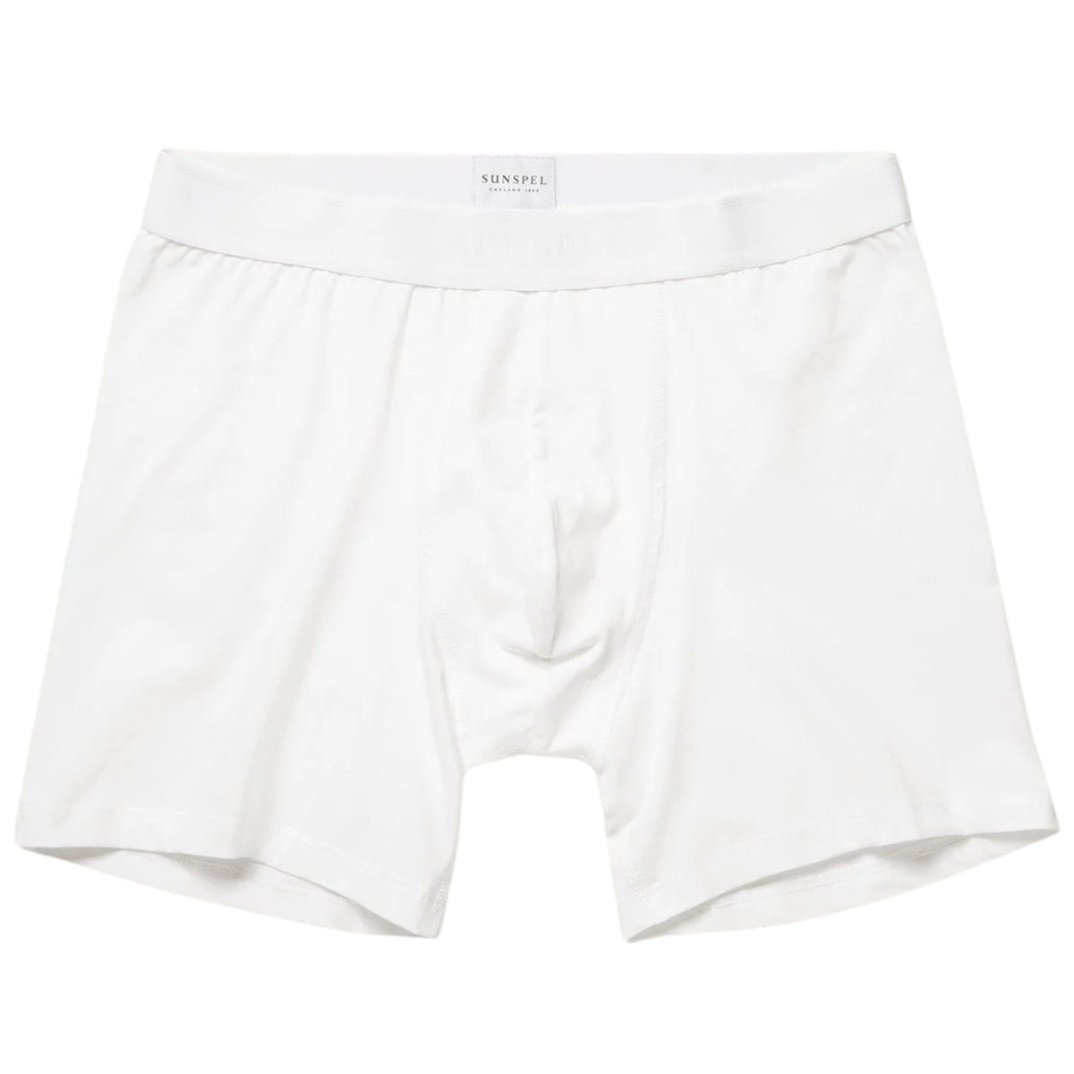 Sunspel Stretch Cotton Boxer Briefs - White