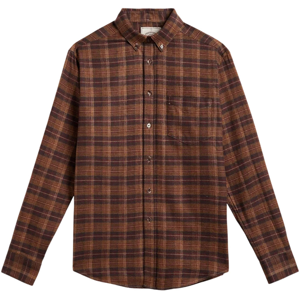 Portuguese Flannel Trigo Plaid Flannel Shirt - Multi