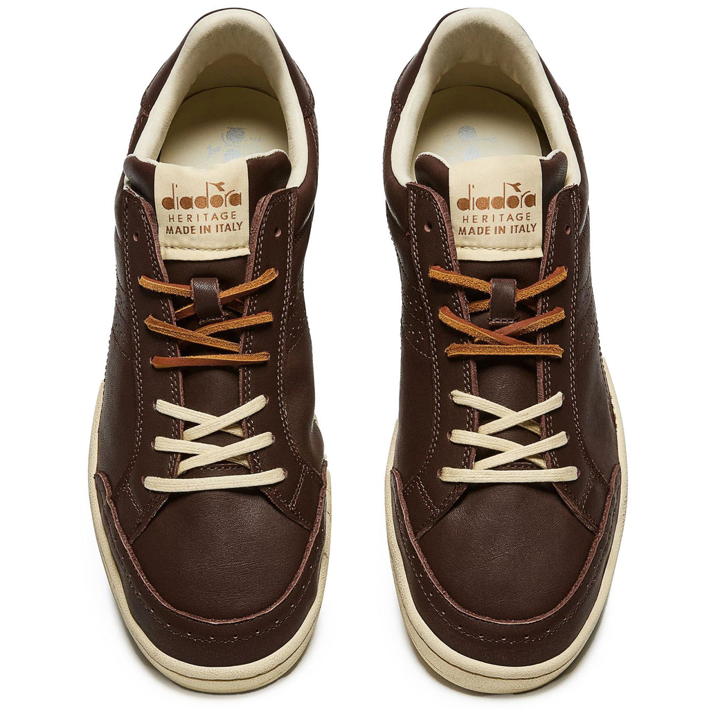 Diadora Prestige Brogue Italia Trainers - Brown Rubber