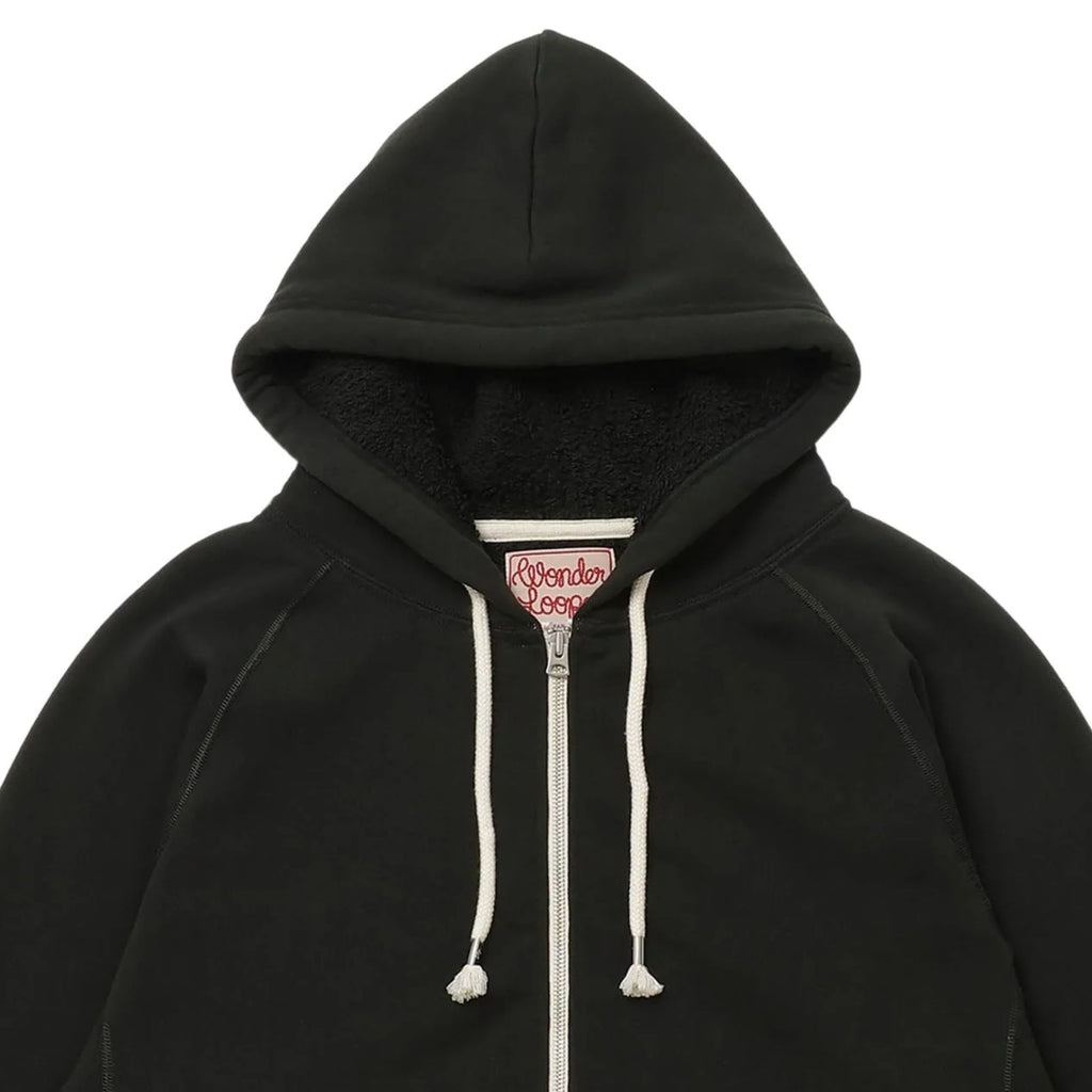 Wonder Looper Zip Hoodie Super Looper French Terry - Sumi Black