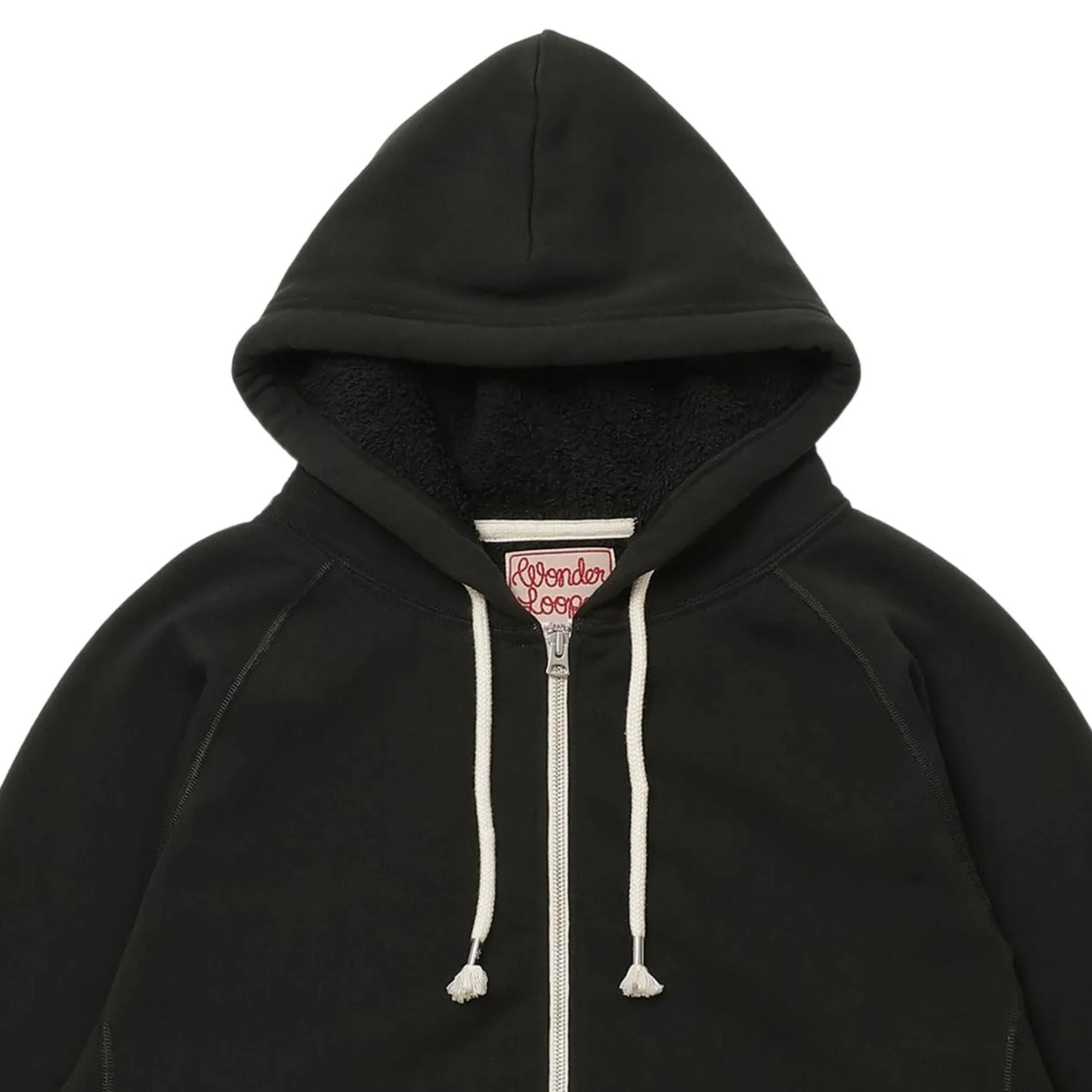 Wonder Looper Zip Hoodie Super Looper French Terry - Sumi Black
