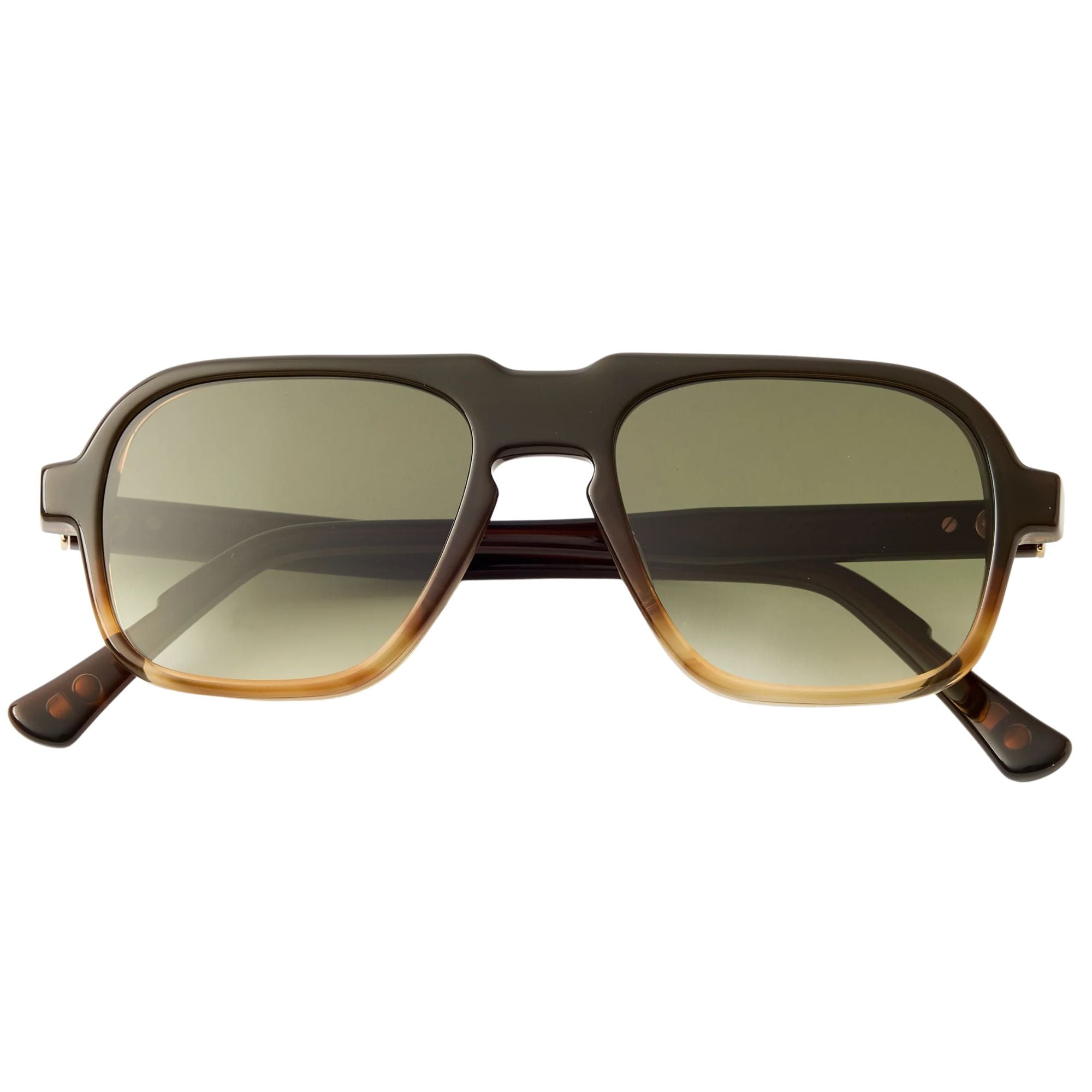 Oscar Deen Fraser Sunglasses - Mocha/Green