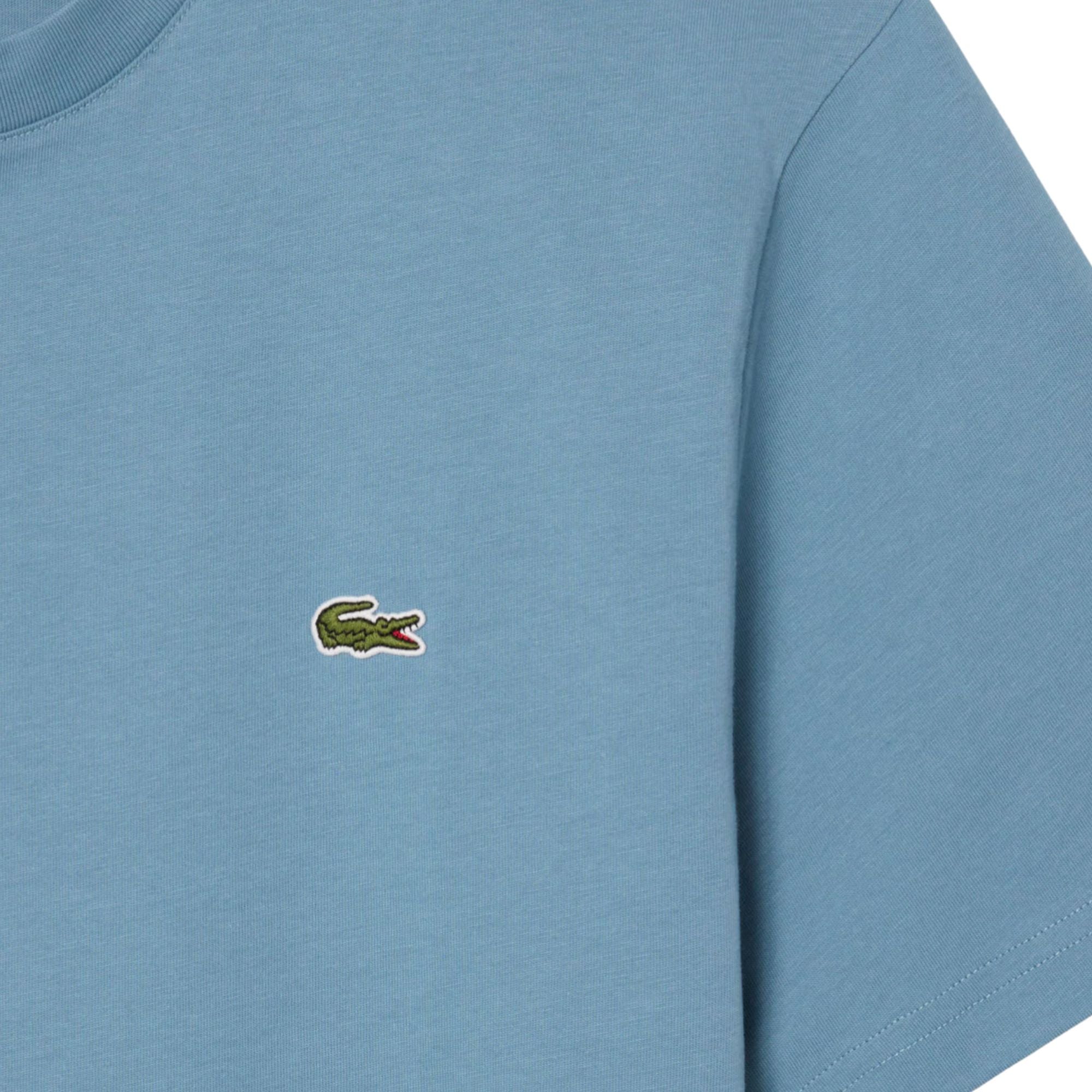 Lacoste Cotton T-Shirt - Grayish Blue