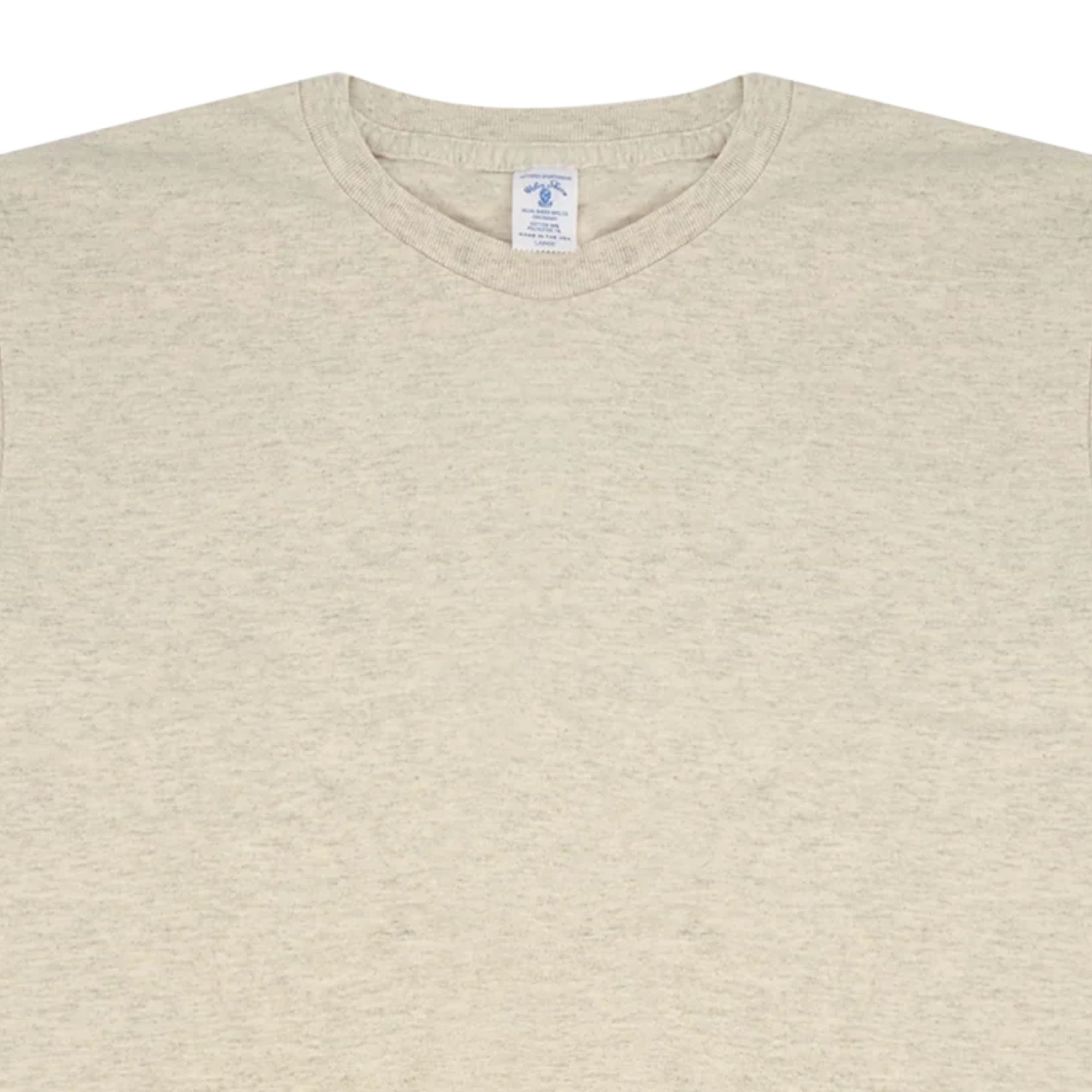 Velva Sheen Short Sleeve Crew Neck T-Shirt - Oatmeal