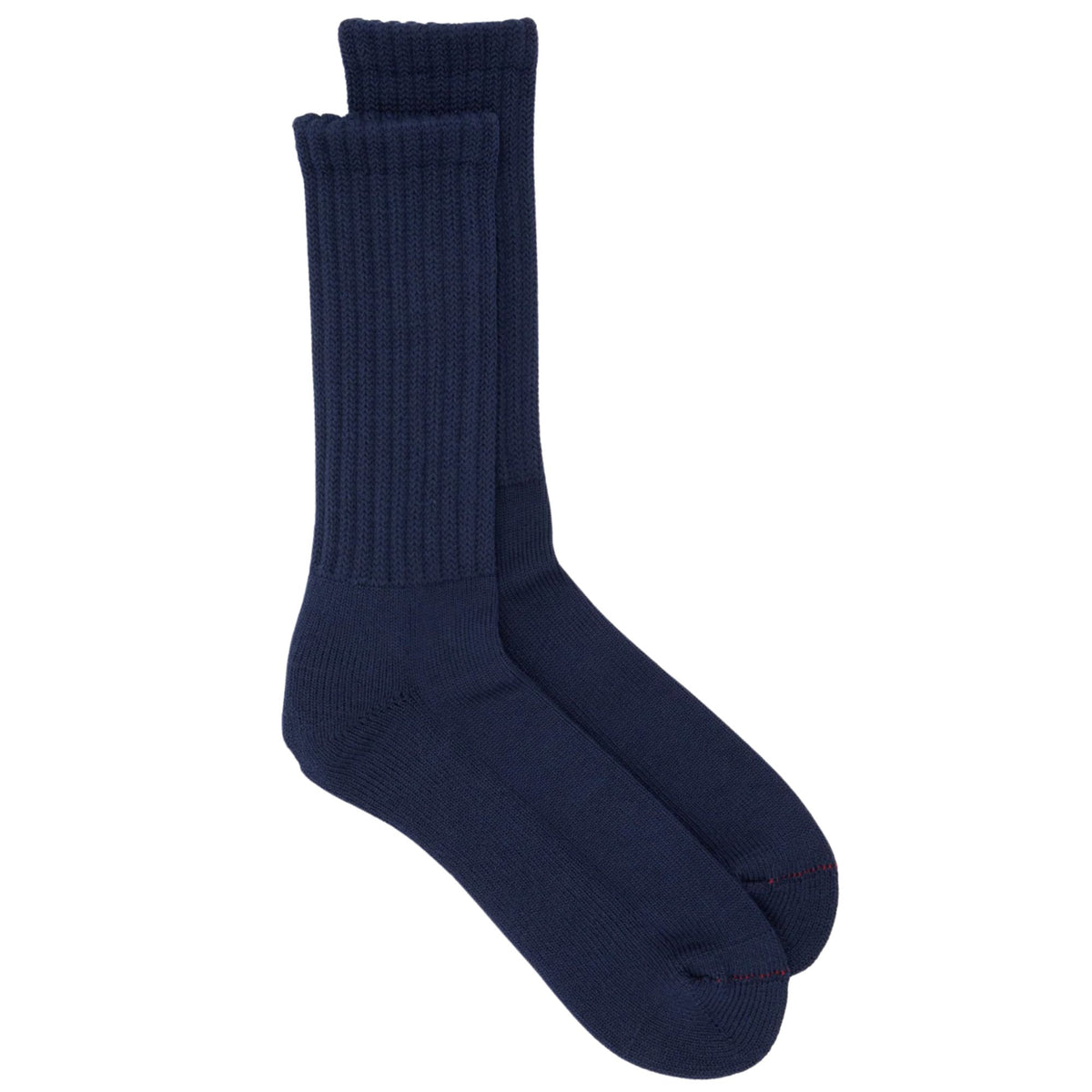 RoToTo Socks Loose Pile Crew Socks - Navy