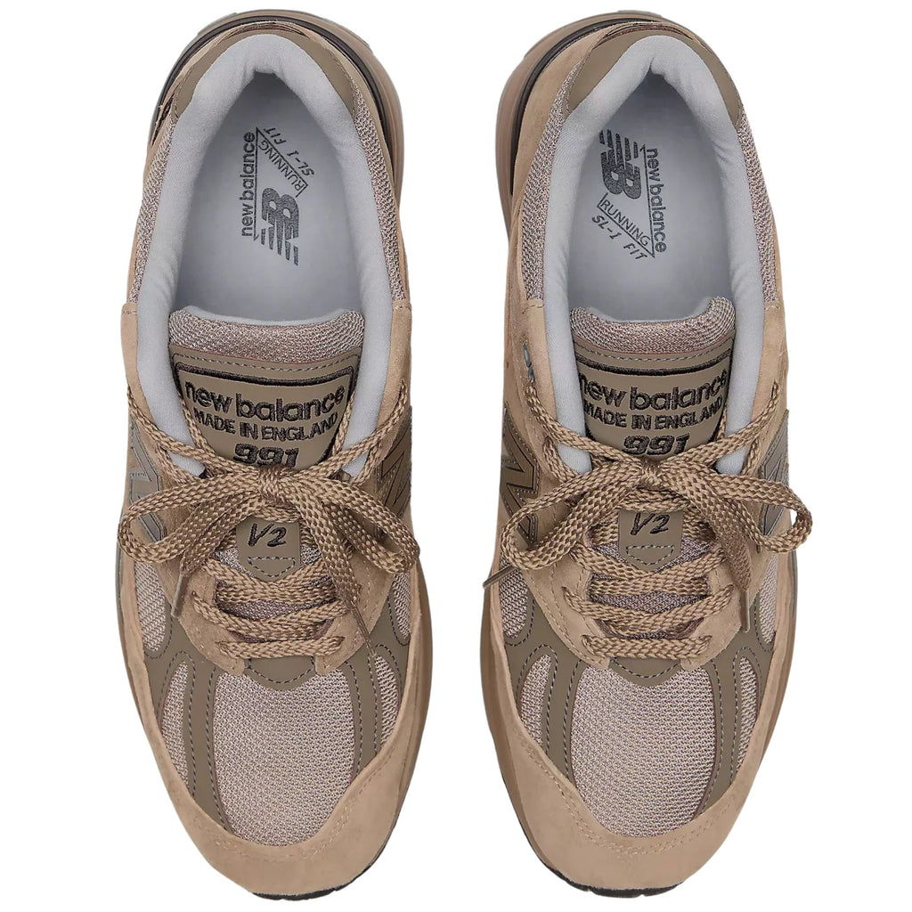 New Balance Made In UK 991V2 Trainers - Walnut