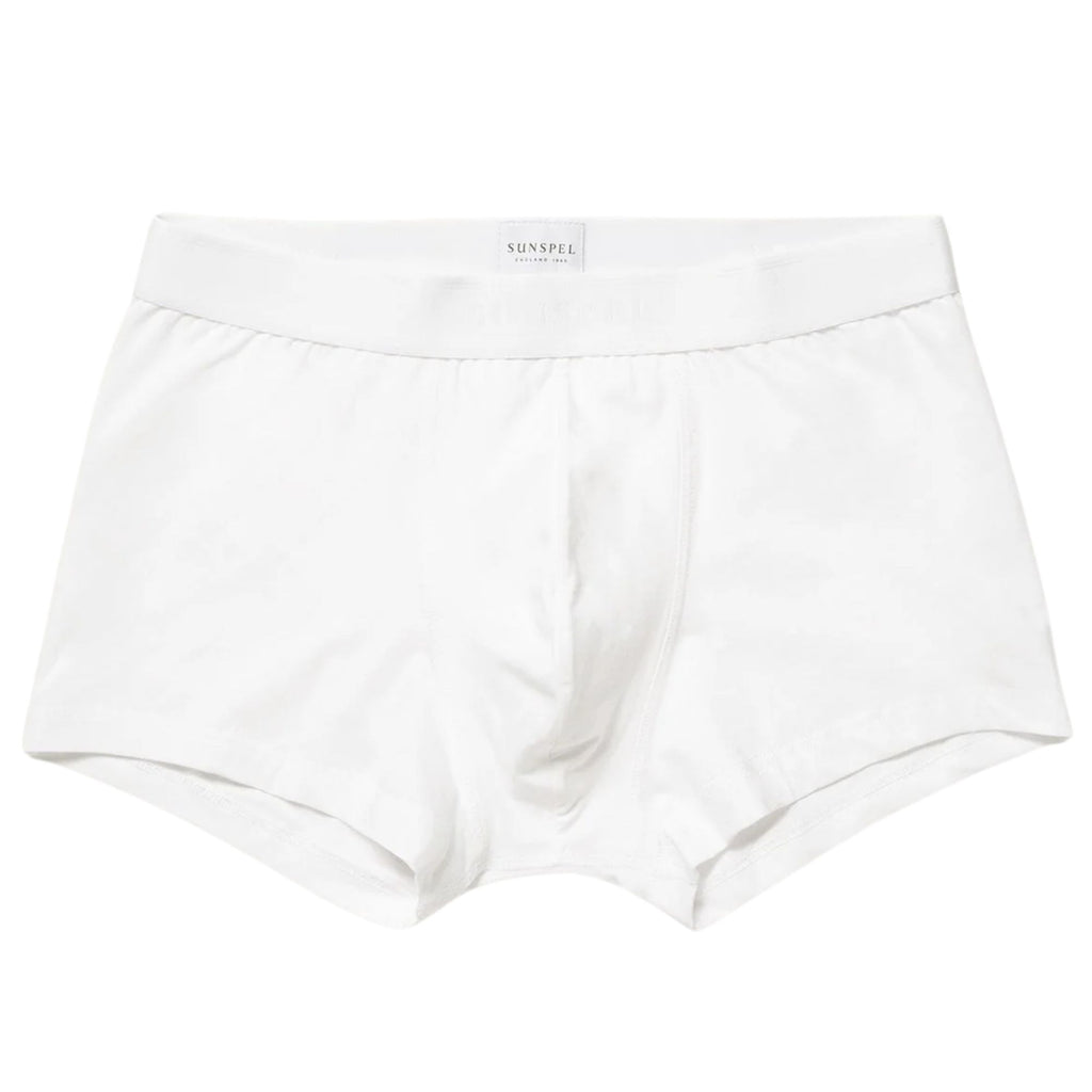 Sunspel Stretch Cotton Trunks - White