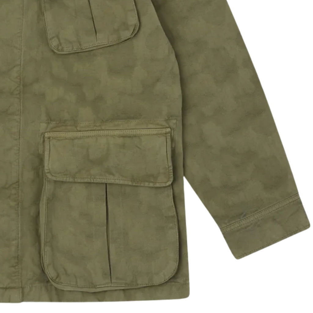 Kestin Jacquard Ripstop Cotton Tyndrum Jacket  - Military