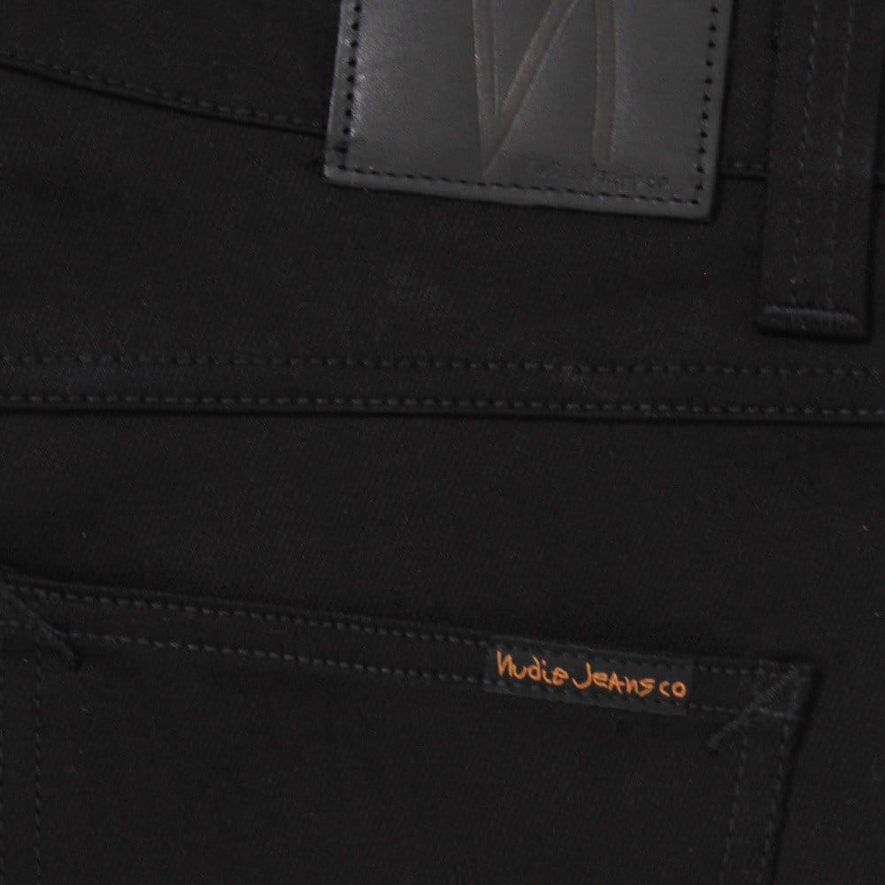 Nudie Jeans Grim Tim Ring Denim Jeans - Black