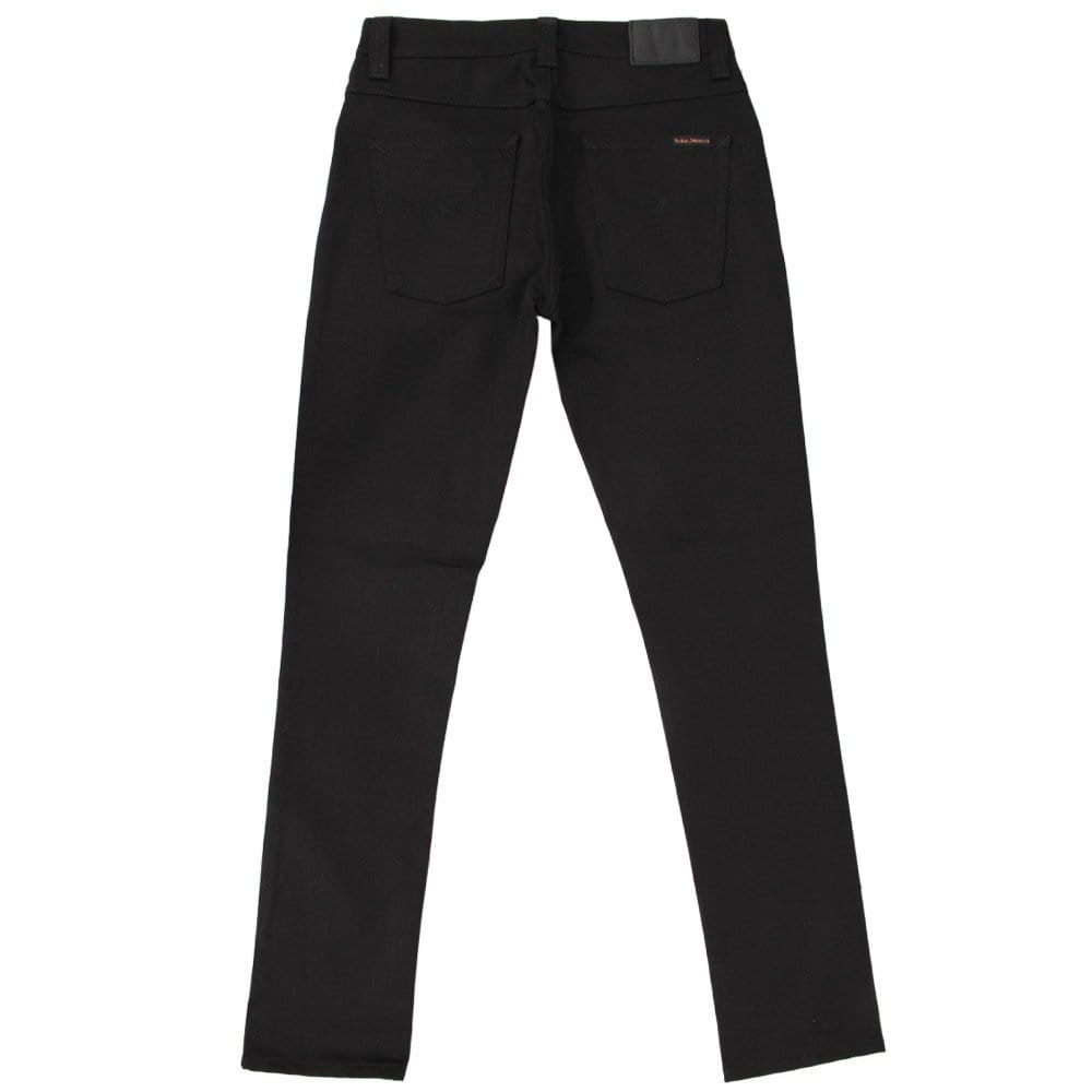 Nudie Jeans Grim Tim Ring Denim Jeans - Black