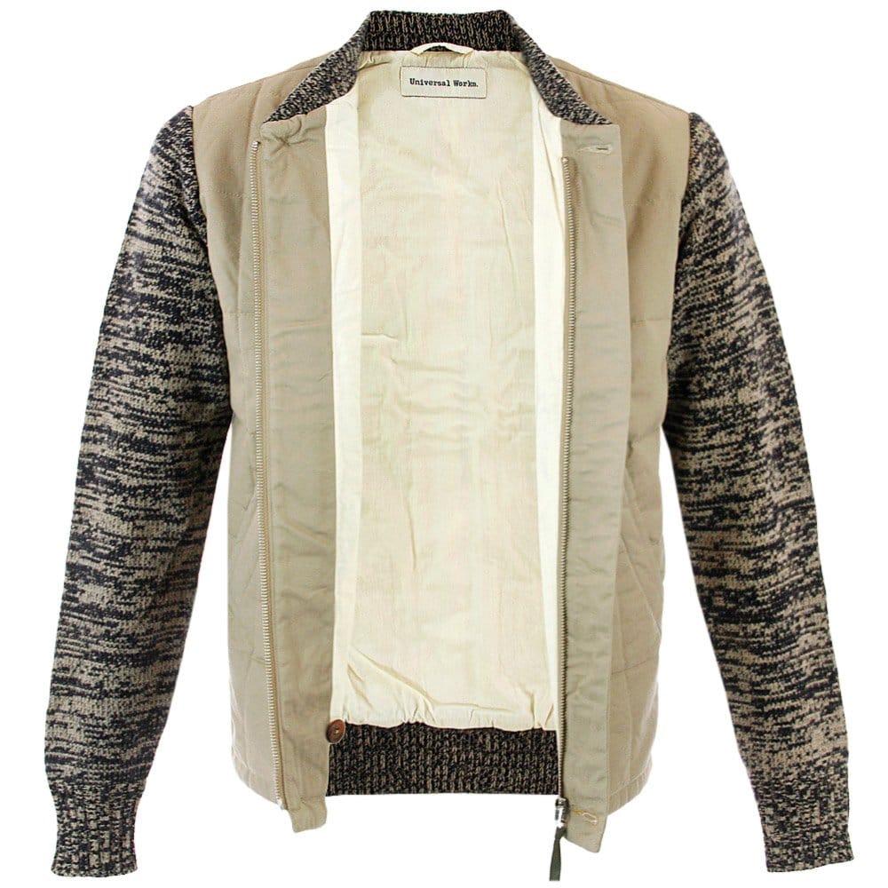 Universal Works Quilted Sport Chief Winter Twill Khaki Jacket 11065