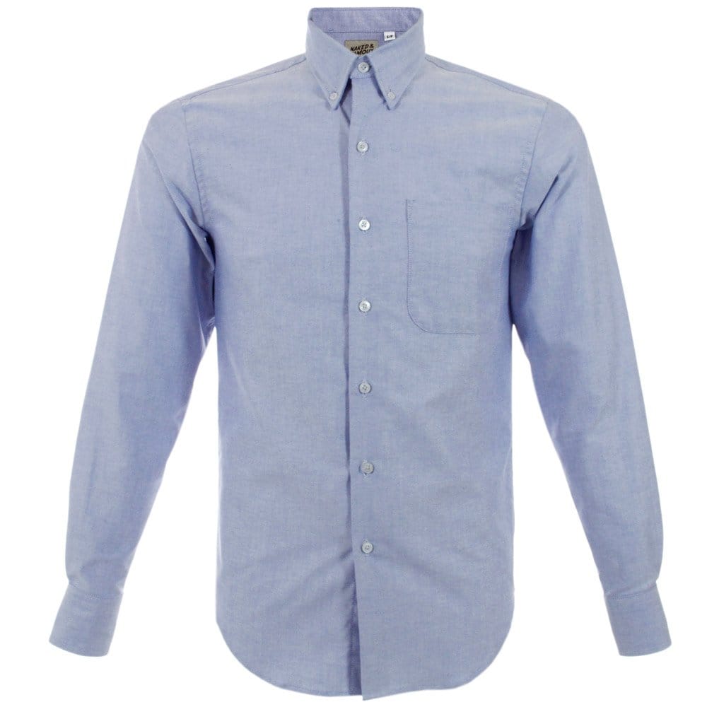 Naked and Famous Denim Naked and Famous Blue Oxford Shirt 19428