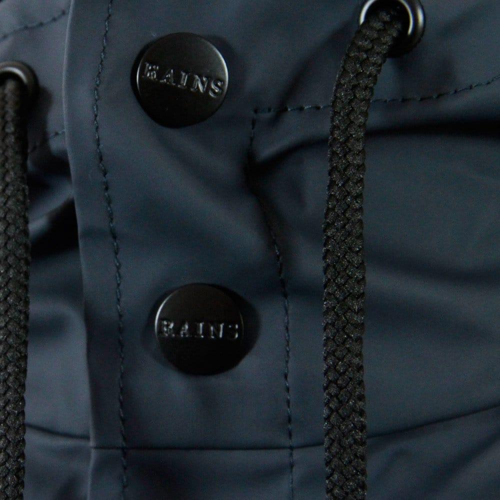 Rains Blue Hooded Jacket 1201